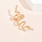 1pc Textured Snake Decor Earring