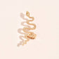 1pc Textured Snake Decor Earring