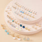 30pairs Rhinestone & Faux Pearl Decor Stud Earrings