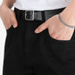 BLACK BUCKLE BELT