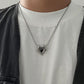 CHAIN HEART PENDANT NECKLACE