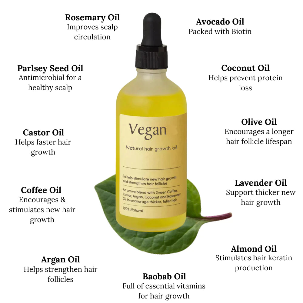 Natural Vegan Hair Growth Oil