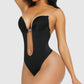 Plunge Bra Thong Body Suit