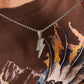 BOLT PENDANT [WHITE GOLD]