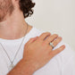 CROSS RING [SILVER]