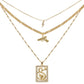 Leyla S925 Silver Layered Necklace