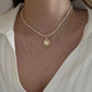 Fanny Gold Baroque Pearl Layered Necklace