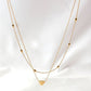Kelsi Simple Love Layered Necklace