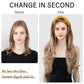 Long Wavy Headband Wig